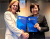 Torunn Gjelsvik – ICDE Secretary General, Xiaoge Xu - President of Beijing Open University 